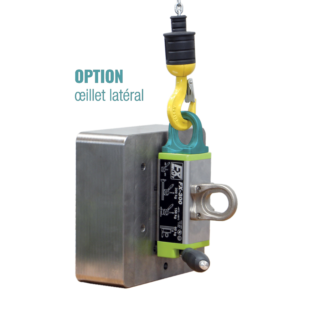 Oeillet latéral sur Aimant de levage