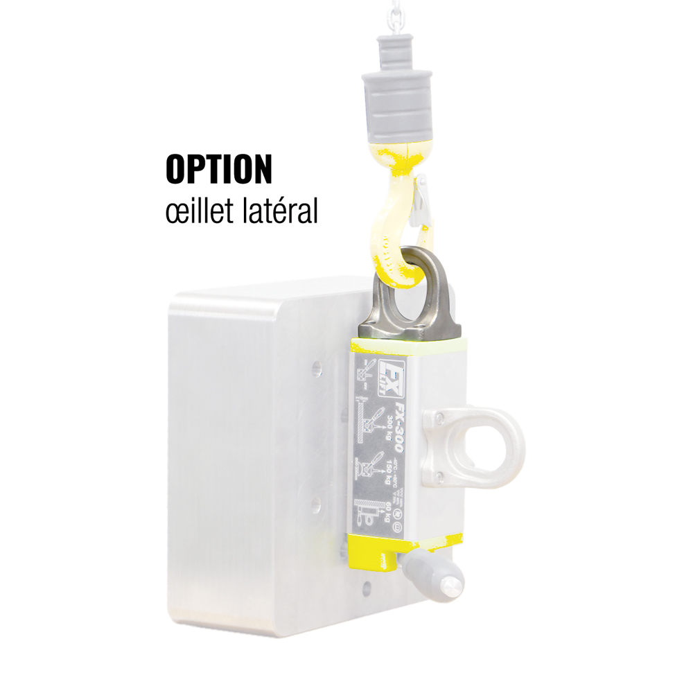 Option oeillet latéral Aimant de levage Flaig