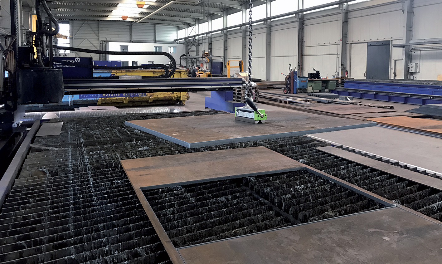 Aimant de levage profilés pièces chaudes FX-VV Flaig