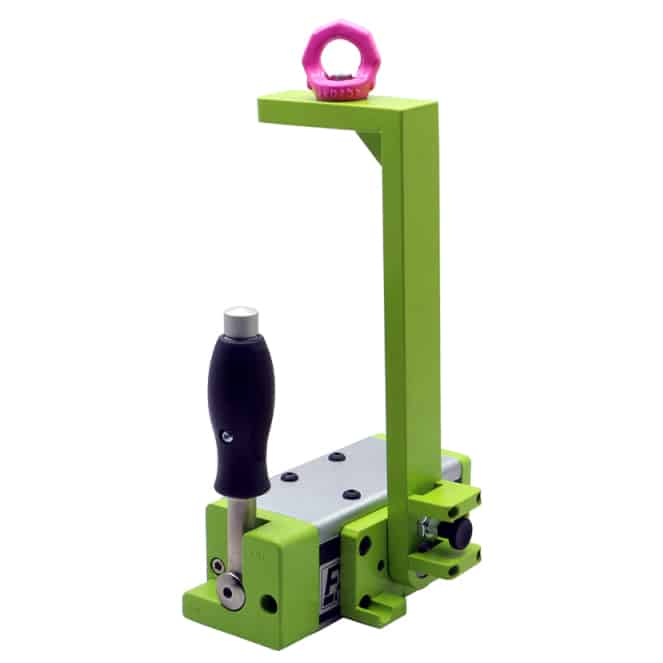 Aimant de levage FX HV avec levier à 90° et support de fixation