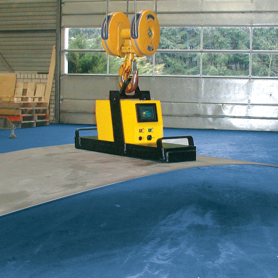 Aimant de levage à batterie utilisation FBM Flaig